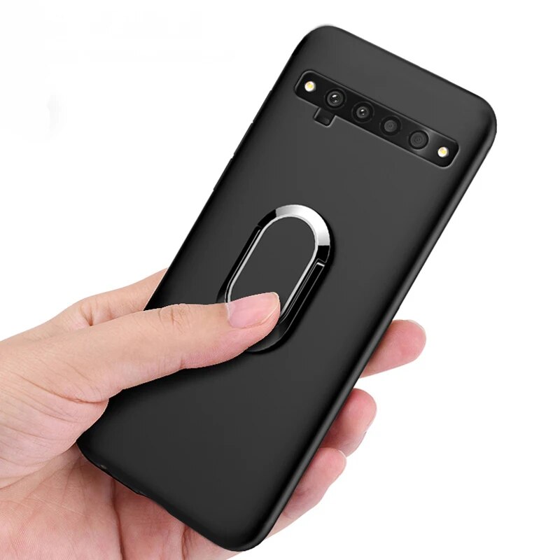 TCL 10 Pro Case Luxury T766H T766J T766U T766A Soft Black Silicone Phone Cover for TCL 10 Pro. 