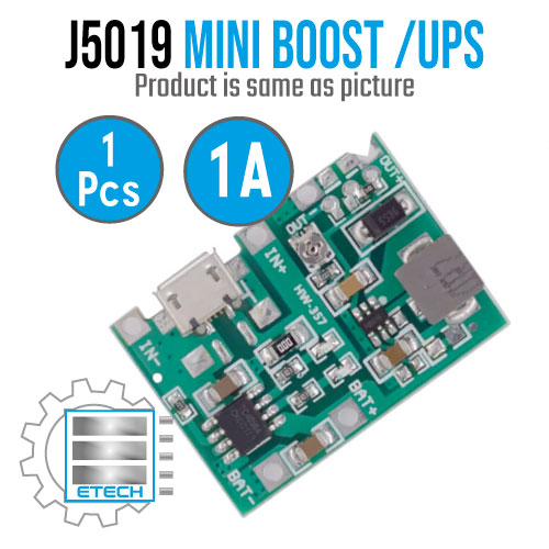 Mini UPS J5019  Adjustable DC DC Step Up 4.5-8v To 3.7-27v 1A Boost Converter 3.7v 4.2v Battery Charger Router UNO