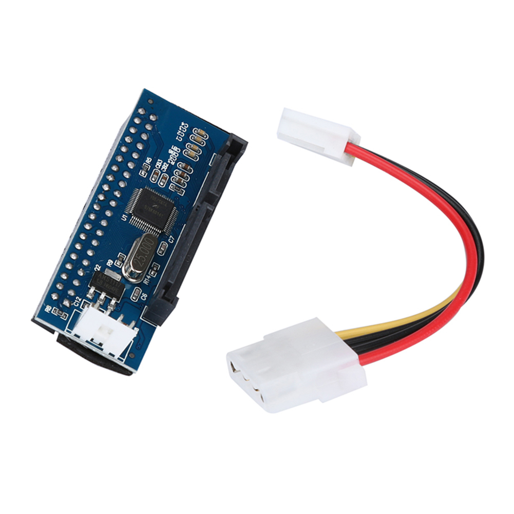 3.5in IDE To SATA HDD Riser Card with 4-pin Cable Hard Disk Adapter Board 1.5Gb/s Support WIN XP/WIN/WIN8 32bit/64bit for Laptop