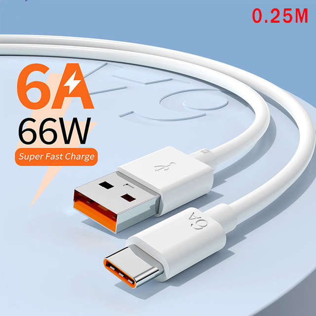Voor origineel Honor Supercharge-voedingsadapter 100W HW-200500E01 met 6A USB C oplaadkabel