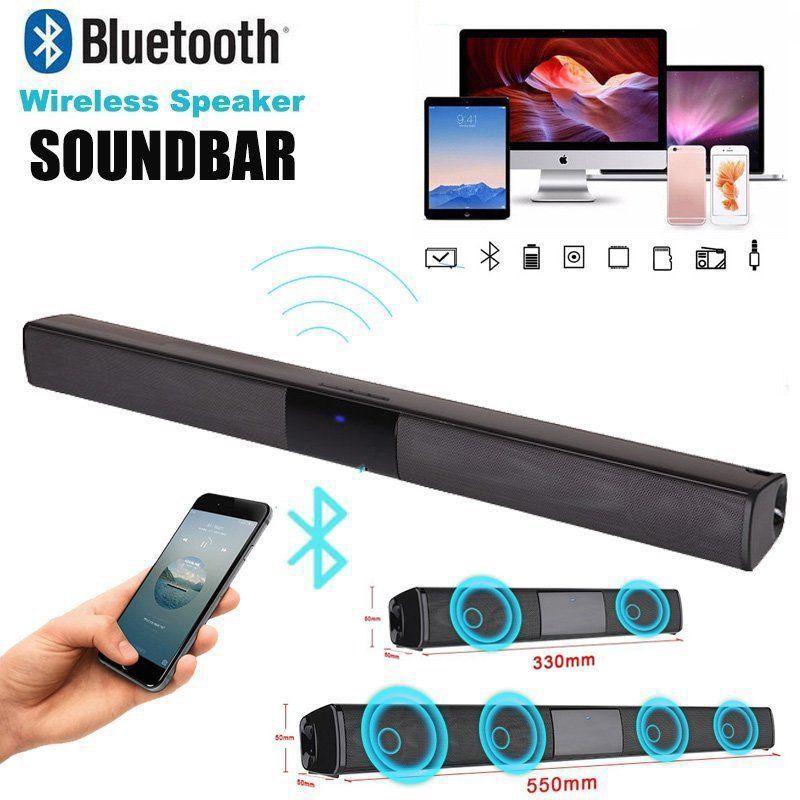 40W Wireless Bluetooth Speaker TV Computer Echo Wall Remote Control Soundbar Portable Radio Home Subwoofer Stereo HiFi Soundbox. 