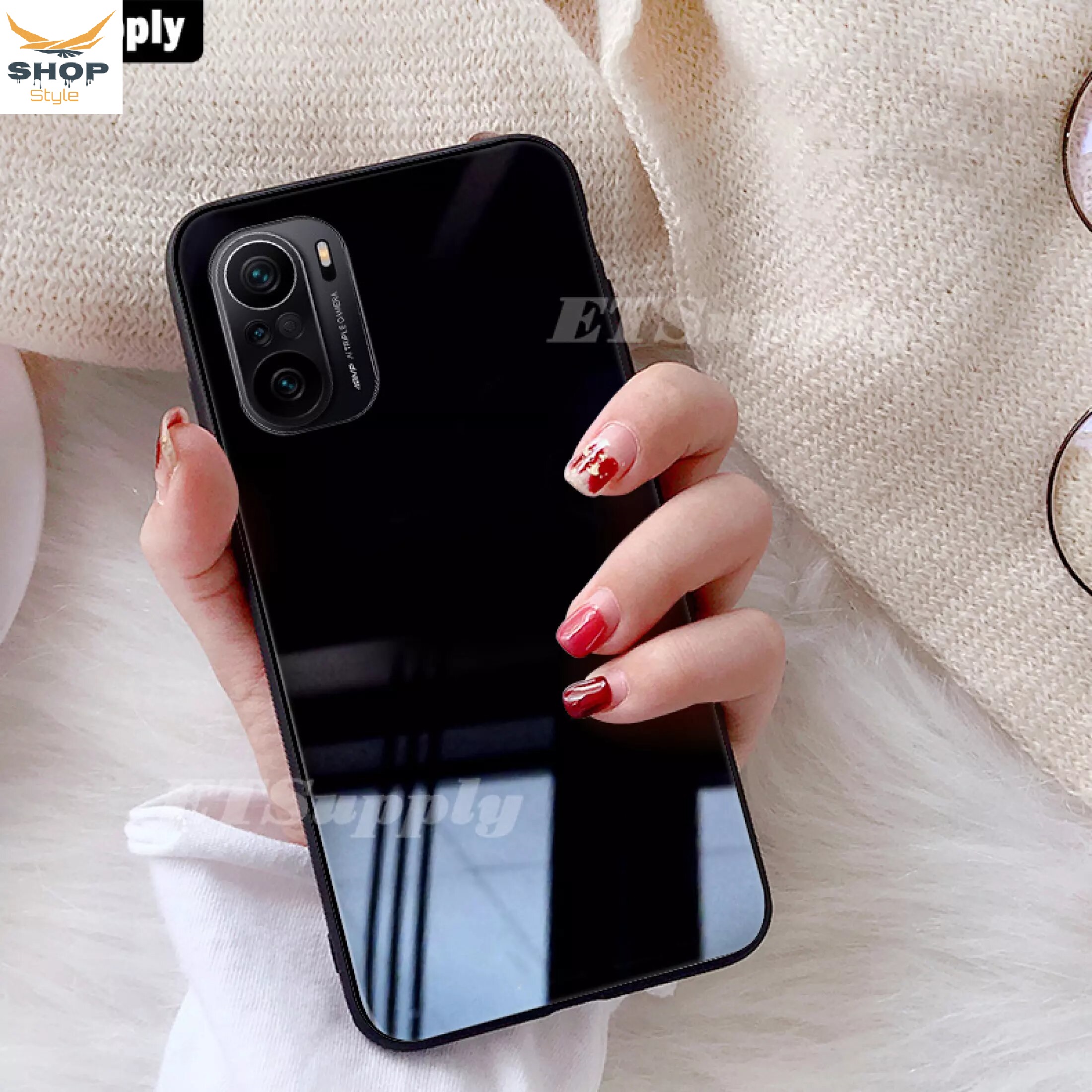 For Xiaomi Mi 11i - (100% Premium Quality) DESIGNED IN HONG KONG Scratchproof Tempered Glass Case Back Cover Casing ..