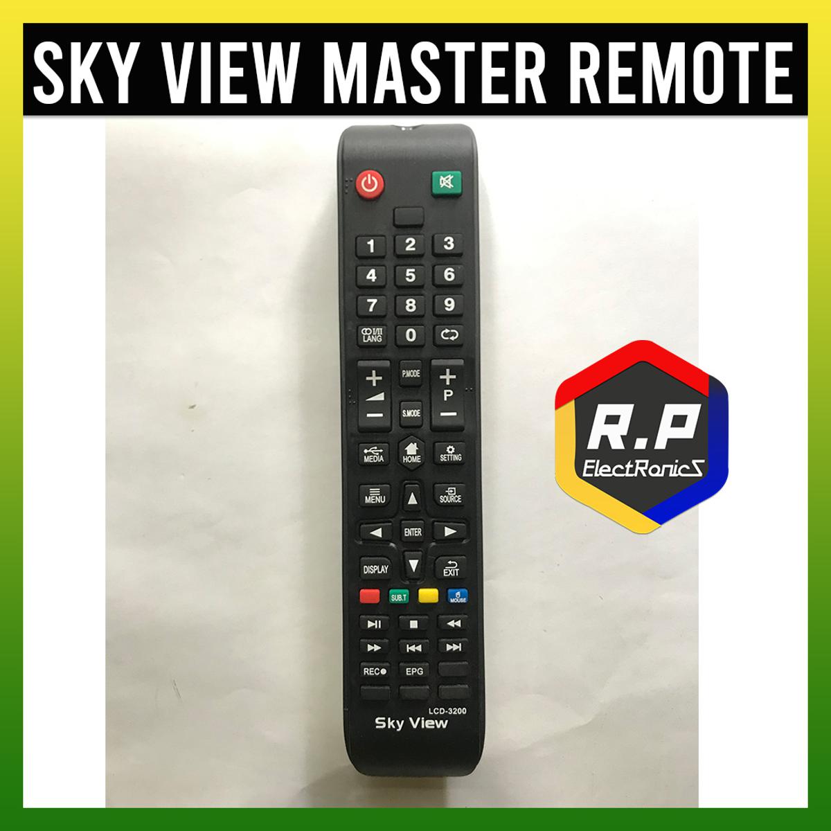 SKY VIEW LCD/LED ALL TV REMOTE (LCD-3200) SKY VIEW UNIVERSAL TV REMOTE