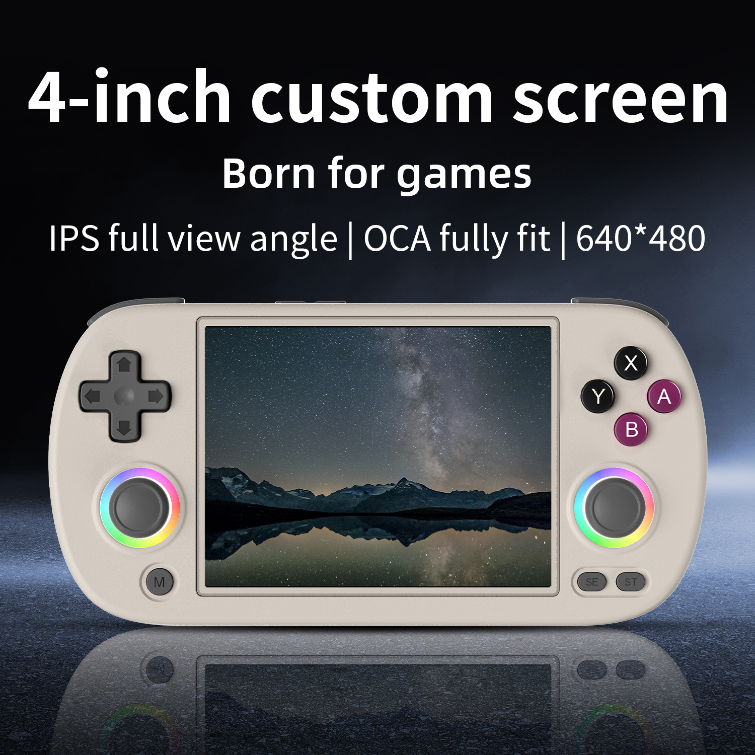 ANBERNIC RG40XX H 64 Bit Linux Retro Handheld Game Console 4.0'' IPS Screen Supports 5G WiFi Bluetooth HD-Support Output RG40XXH. 