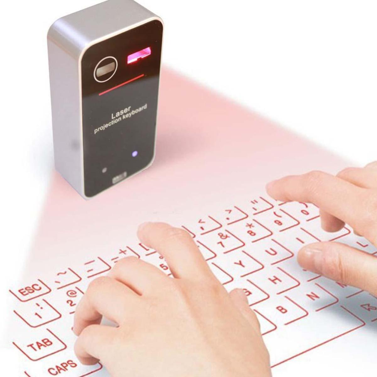 Laser Projection Bluetooth Virtual Keyboard & Mouse For Iphone, Ipad, Smartphone And Tablets