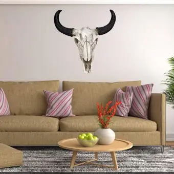 Glogal Collection 3d Longhorn Cow Skull Head Resin Wall Hanging