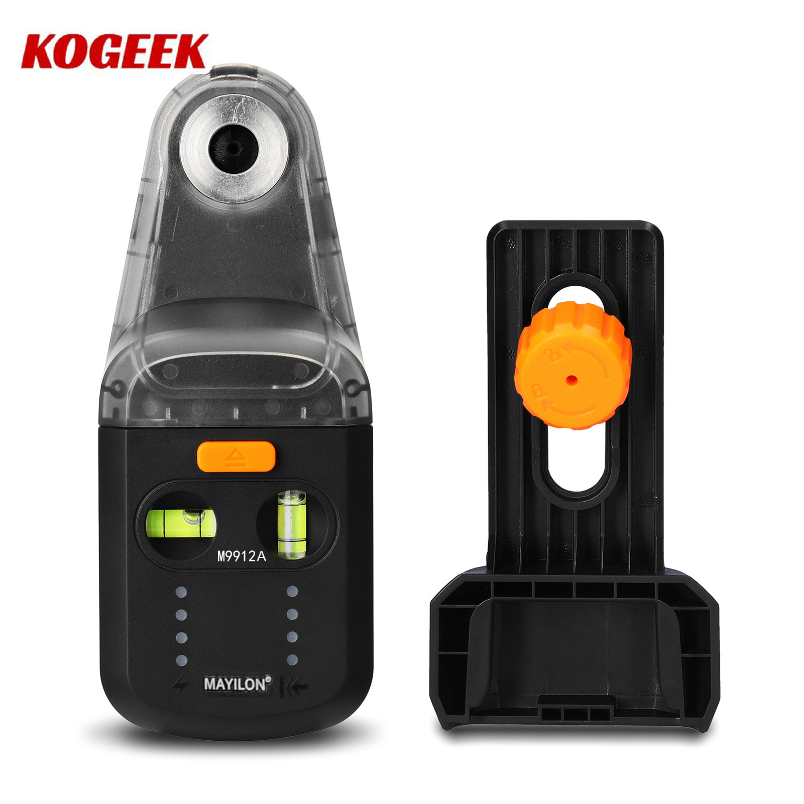 KOGEEK MAYILON Electric Drilling Dust Collector  La-ser Level 2 In 1 Functions Household Wall Electric Suction Vacuum Drilling Dust Collector Dust Cleaning Suction Tools with  La-ser Level Function 5KG Load Capacity Bracket
