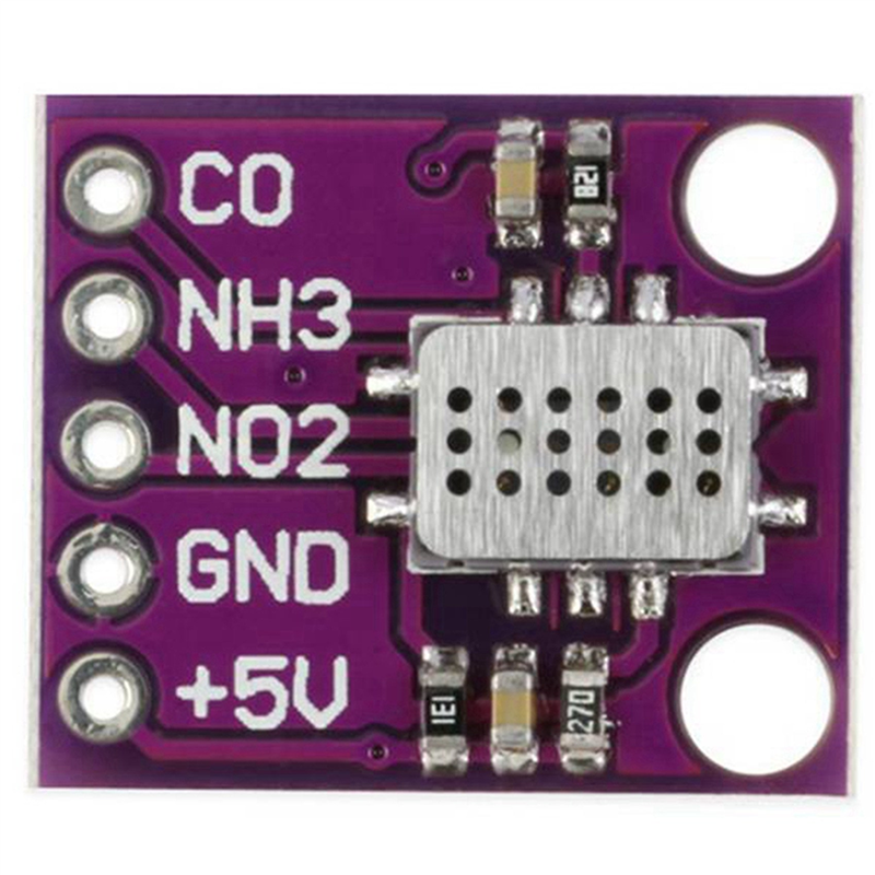 ZOROOM 2X MICS-6814 Gas Sensor Carbon Monoxide CO NO2 NH3 Nitrogen Oxygen Air Quality Detection Numerical Sensor Module. 