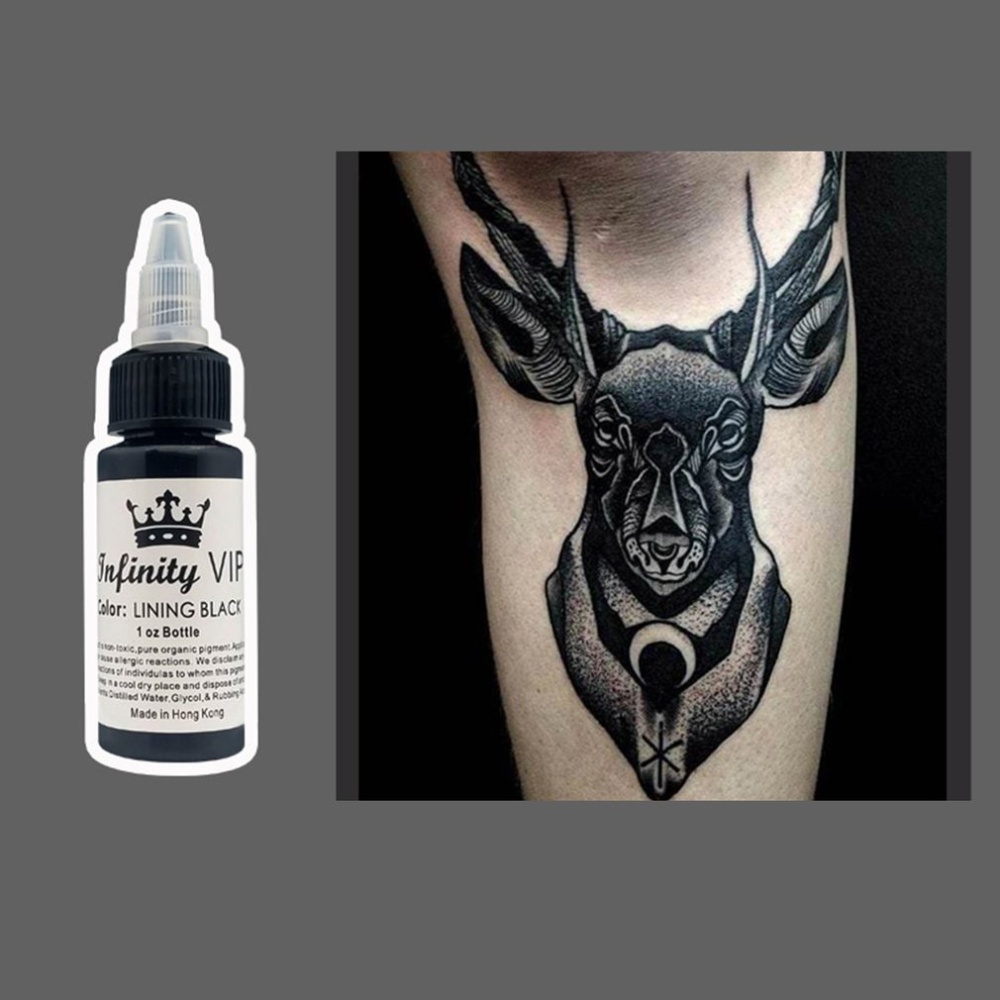 Natural Pure Plant Tattoo Pigment Permanent Makeup Tattoo Ink Pigment Supplies Black. 