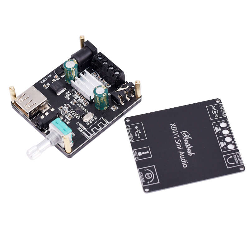 Bluetooth board MP3 decoder mini speaker motherboard receiver D-class digital amplifier module 50W