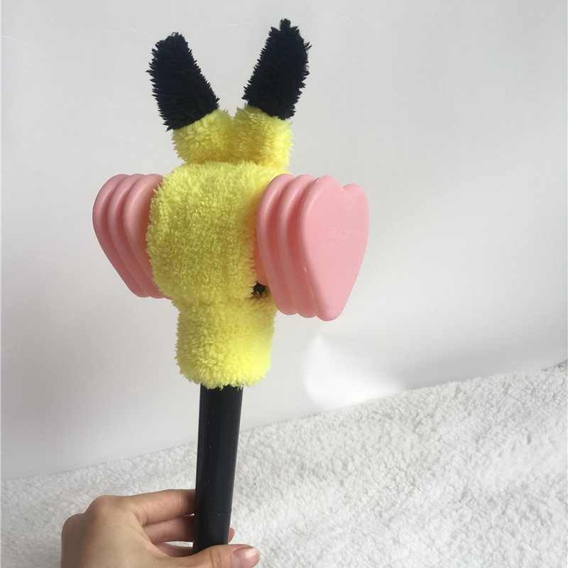Kpop Blackpink Cute Lightstick Headband Jennie Lisa Light Stick Plush Head Cover. 