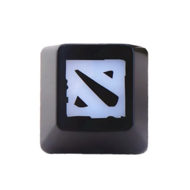 1PCS Custom Keycaps ABS Backlit Keycap For World Of Warcraft DOTA Gaming Key Cap For Mechanical Keyboard Key Caps R4 Height. 