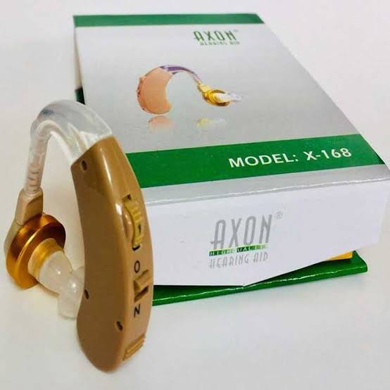 Axon X-168 BTE Amplifier Hearing Aid Device. 