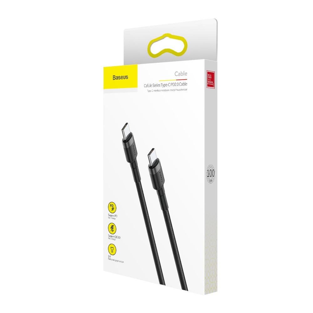Baseus Cafule Series Type-C PD 2.0 3A Quick Charge Cable. 