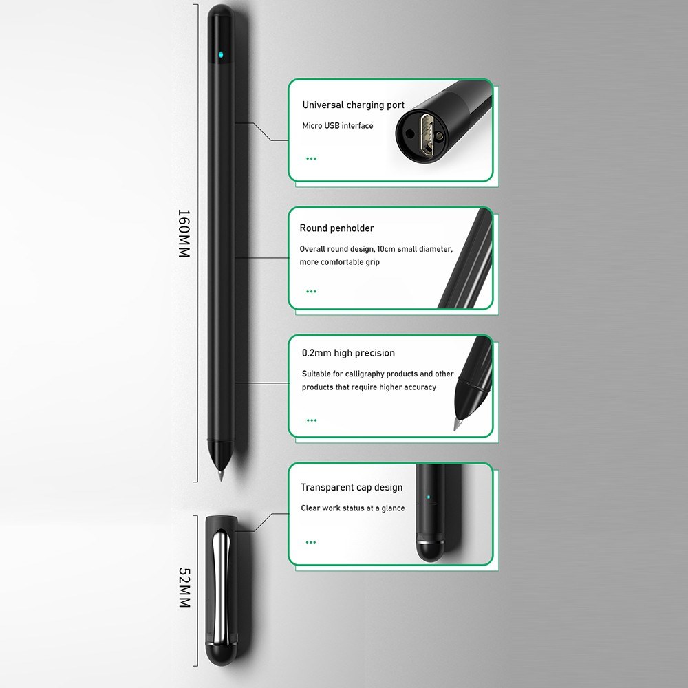 Bisofice Notebook Digital Pen mart Pen Writing et BT Wireless Connection. 