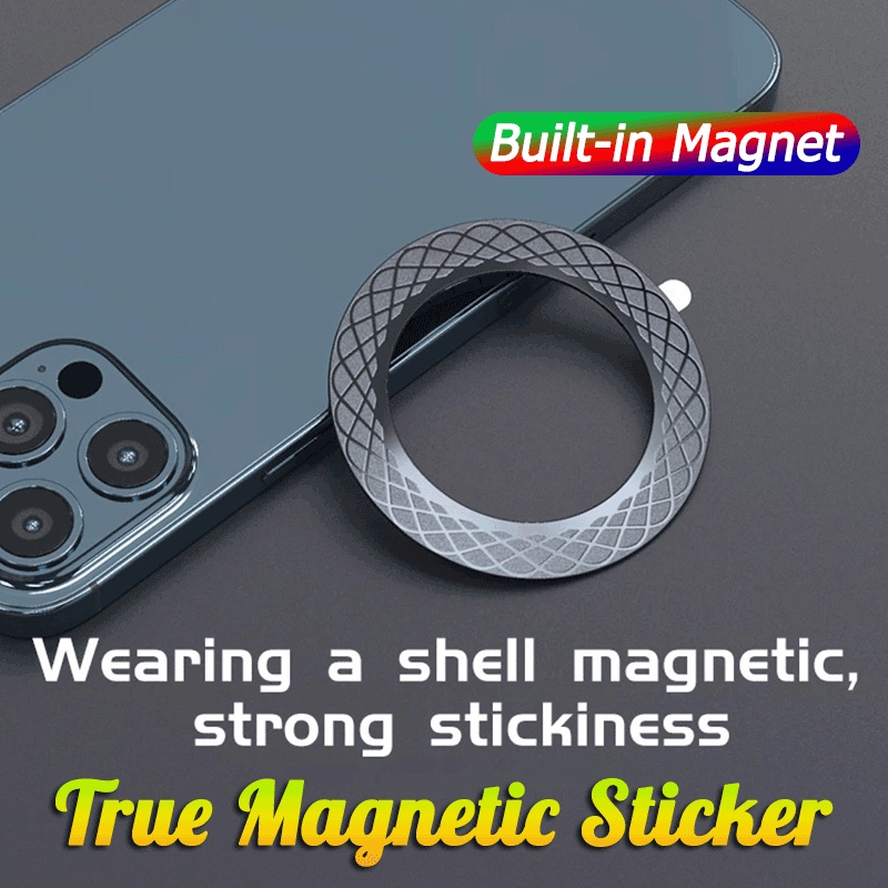 BlueWow Sjp-T12 Magnetic Metal Plate Sticker Rings For Wireless Charger Magnet Car Mobile Phone Holder Iron Sheet iPhone And Android. 