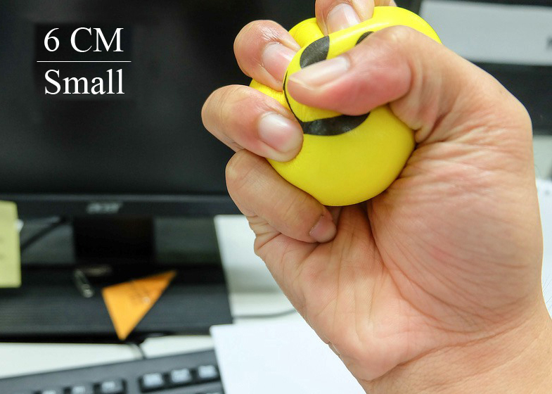 6cm Multicolor Soft Rubber Foam Squeezing Balls for Hand Wrist Exercise to Stress Relief. 