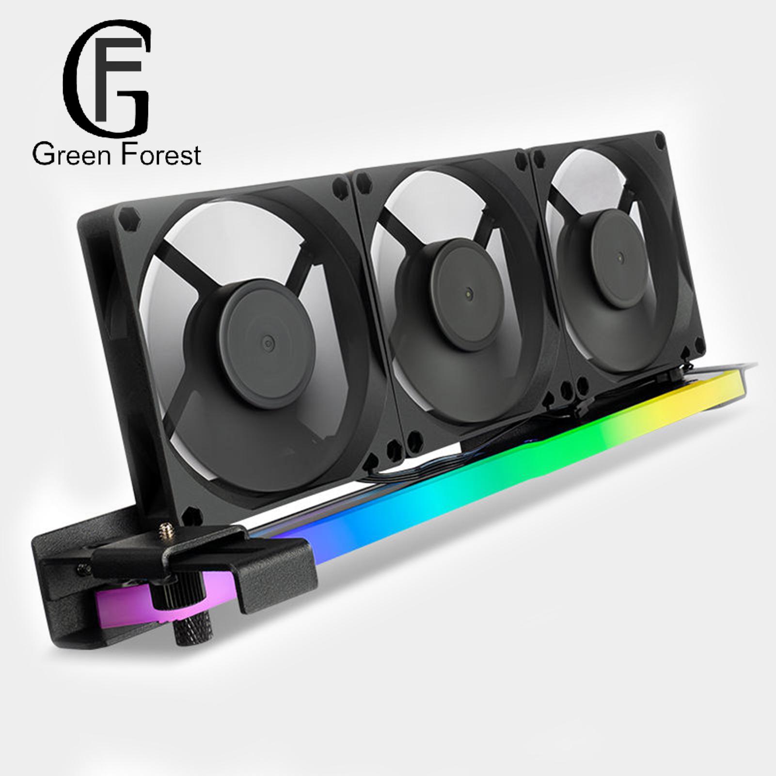 Graphics Card Fan Bracket Argb Gpu Cooler Bracket with 3 Fans for Universal Video Card Support Buyers' Top Choice Pci-e Graphics Card Bracket. 