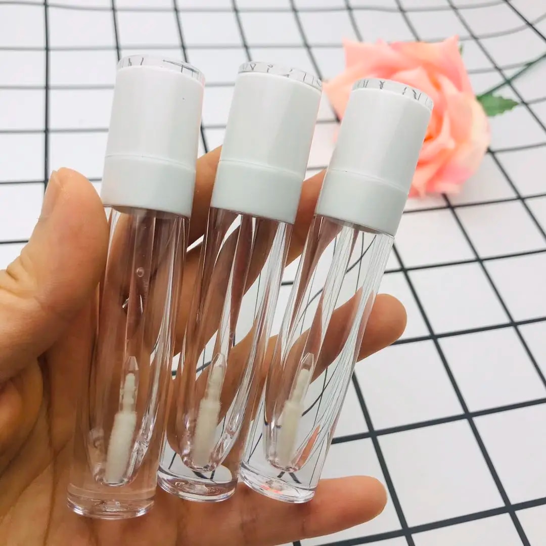 5/10/30/50pc 5ml Empty Lip Gloss Tubes Baby Pik Cap AS Lipgloss Containers Eyeliner Packaging Bottle Lipstick Makeup Wholesale. 