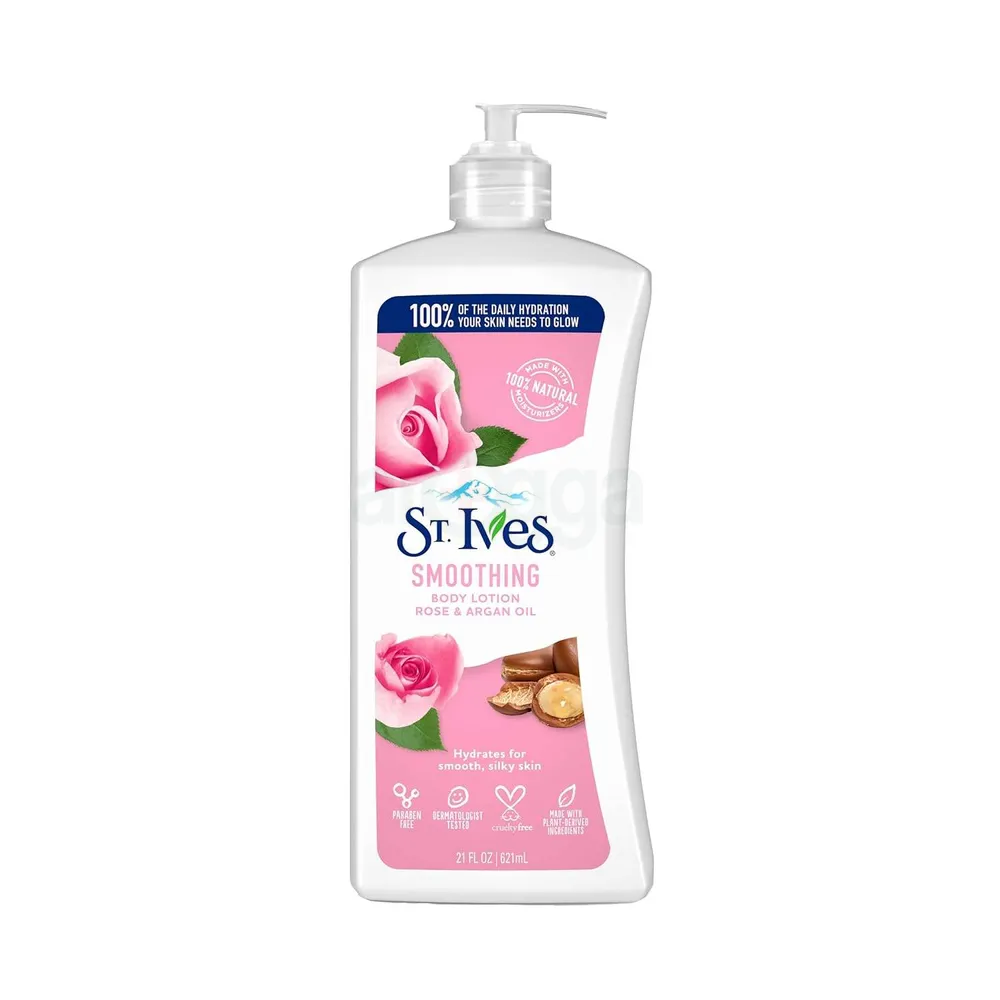St. Ives Smoothing Body Lotion Rose & Argan Oil 621ml