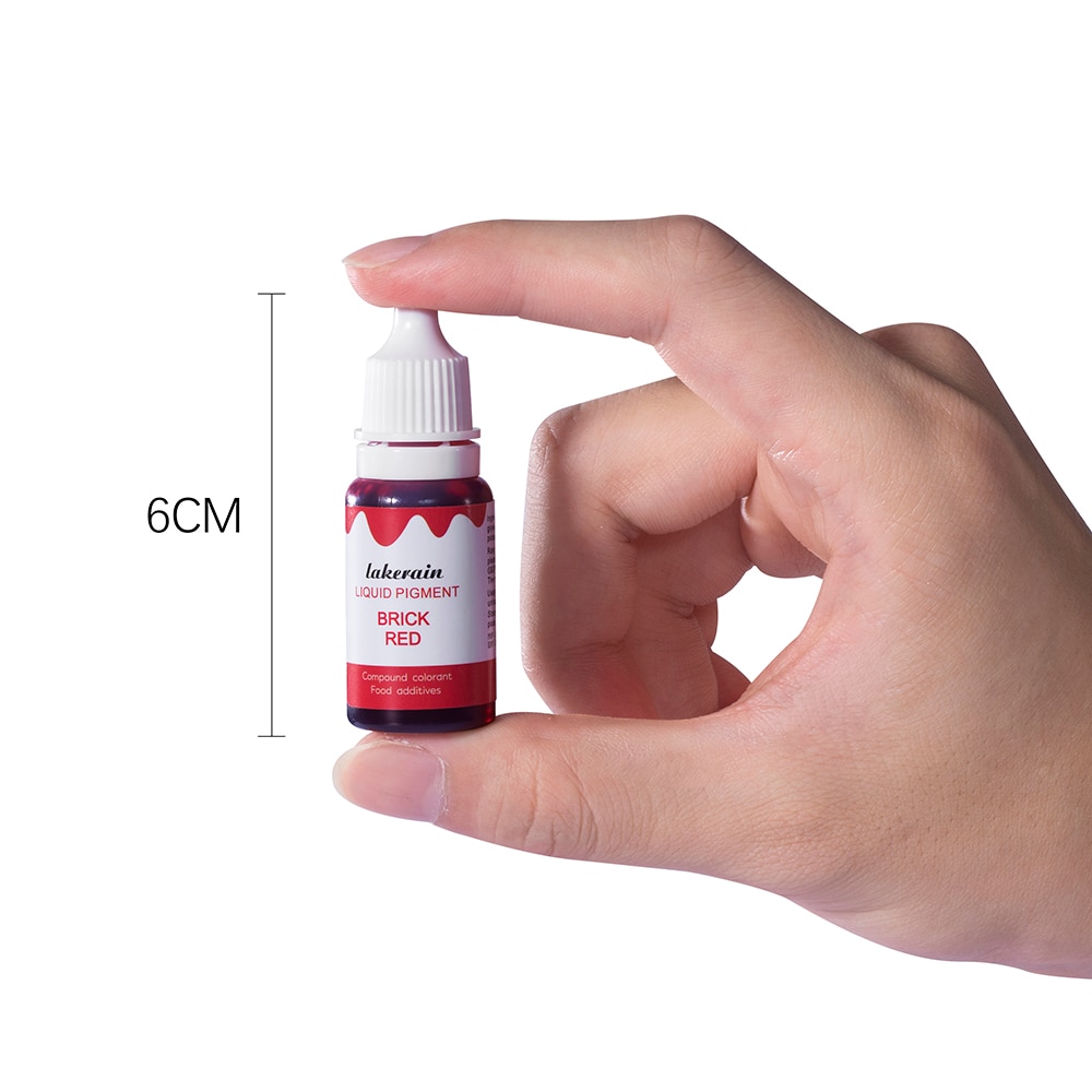 New 10ml Liquid Pigment for Lip Gloss Color Pigment Dyeing Colorant Water Oil Double Use Lipglos Diy Slime Epoxy Bake Sugar. 