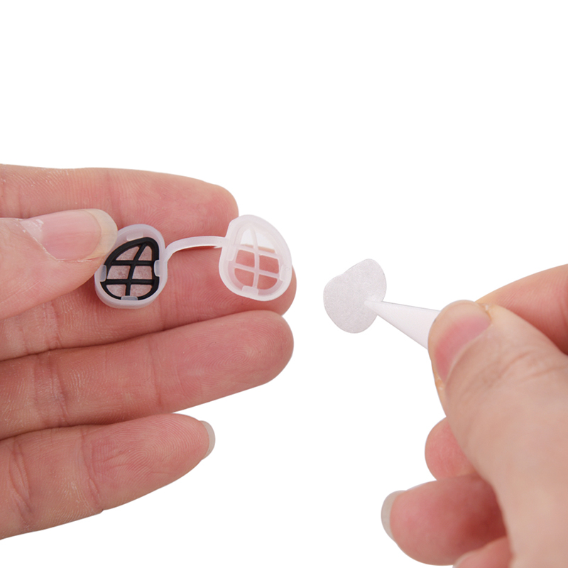 1Set Round Shape Comfortable Nose Invisible Nasal Filters Anti Air Pollution Pollen Allergy Mask Removable Nose Dust Filter. 