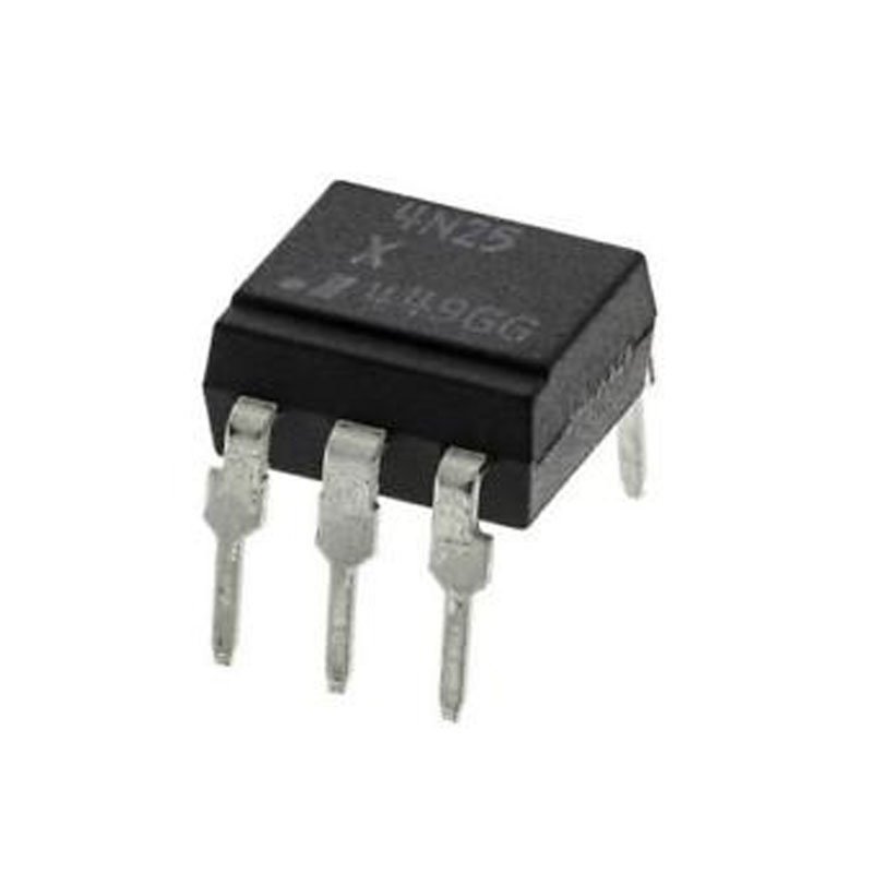 2Pcs- 4N25 Optocoupler 4N25 MOSFET 4N25 IC Optocoupler Photo Transistor DIP 6 Pin Leads IC. 