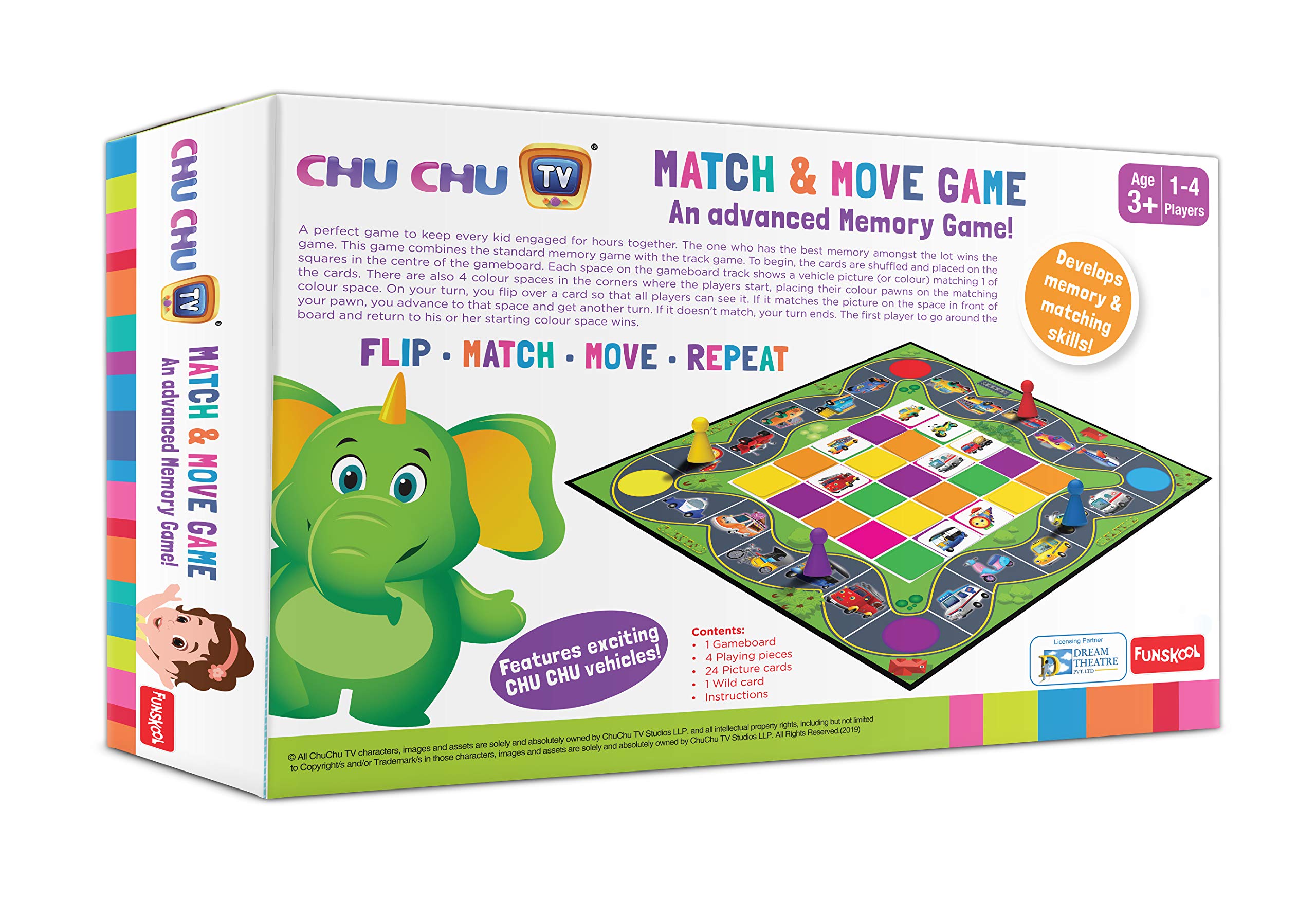 Funskool Chu Chu Match & Move Game. 