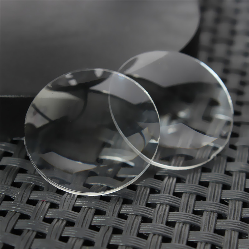 10Pcs Dia 25mm Focal Length 45mm BiConvex Clear Lens Convex Glass Lens For Google Cardboard Box 3D VR Glasses Magnifying Lens. 