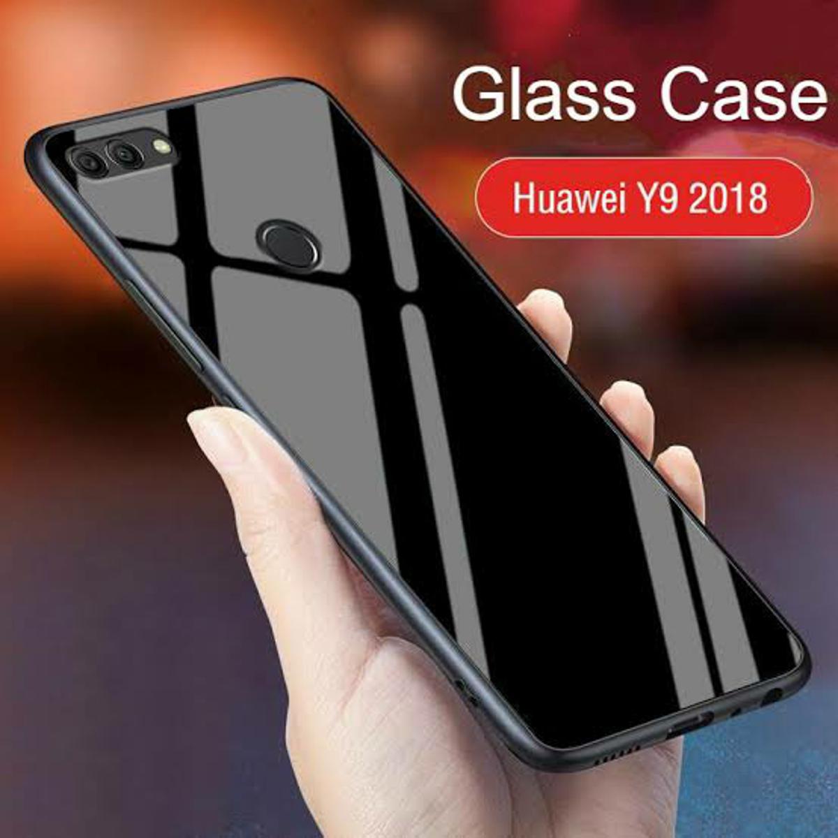 Huawei Y9 2018 (FLA-AL10, FLA-AL00, FLA-LX1, FLA-LX2, FLA-LX3, LDN-AL00, FLA-AL20, FLA-TL10) - HONG KONG DESIGN Scratchproof Tempered Glass Back Cover