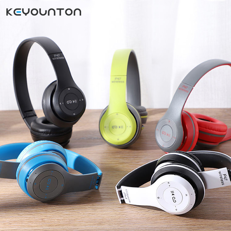 P47 Wireless Headset Bluetooth Headphones Foldable Bass HiFi