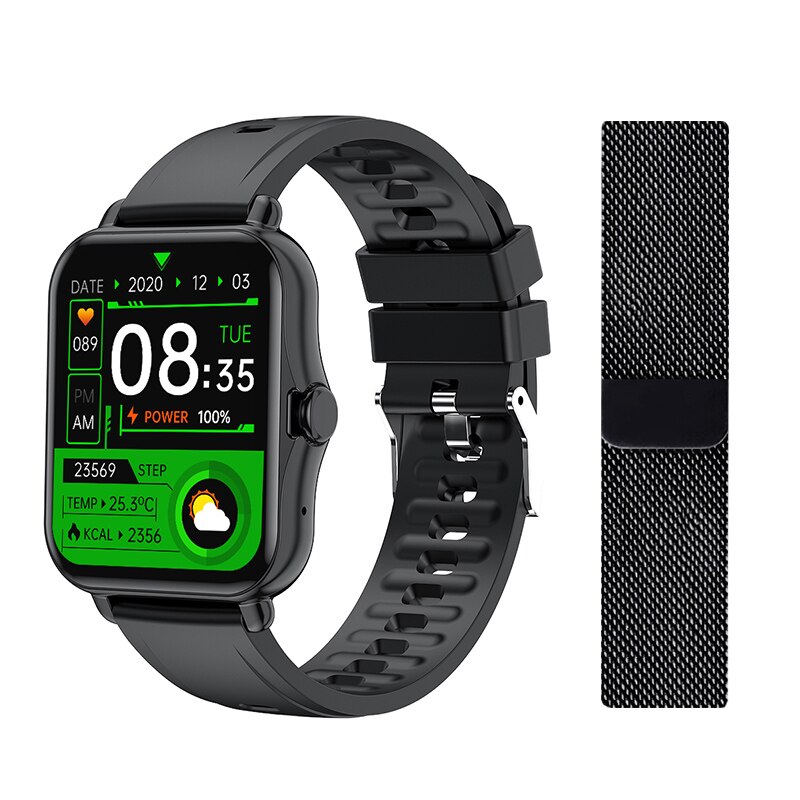 Smart Watch Men Women Bluetooth Call Waterproof Music Control Fitness Tracker Q-8 1.69 Inch Screen Smartwatch For Android IOS. 