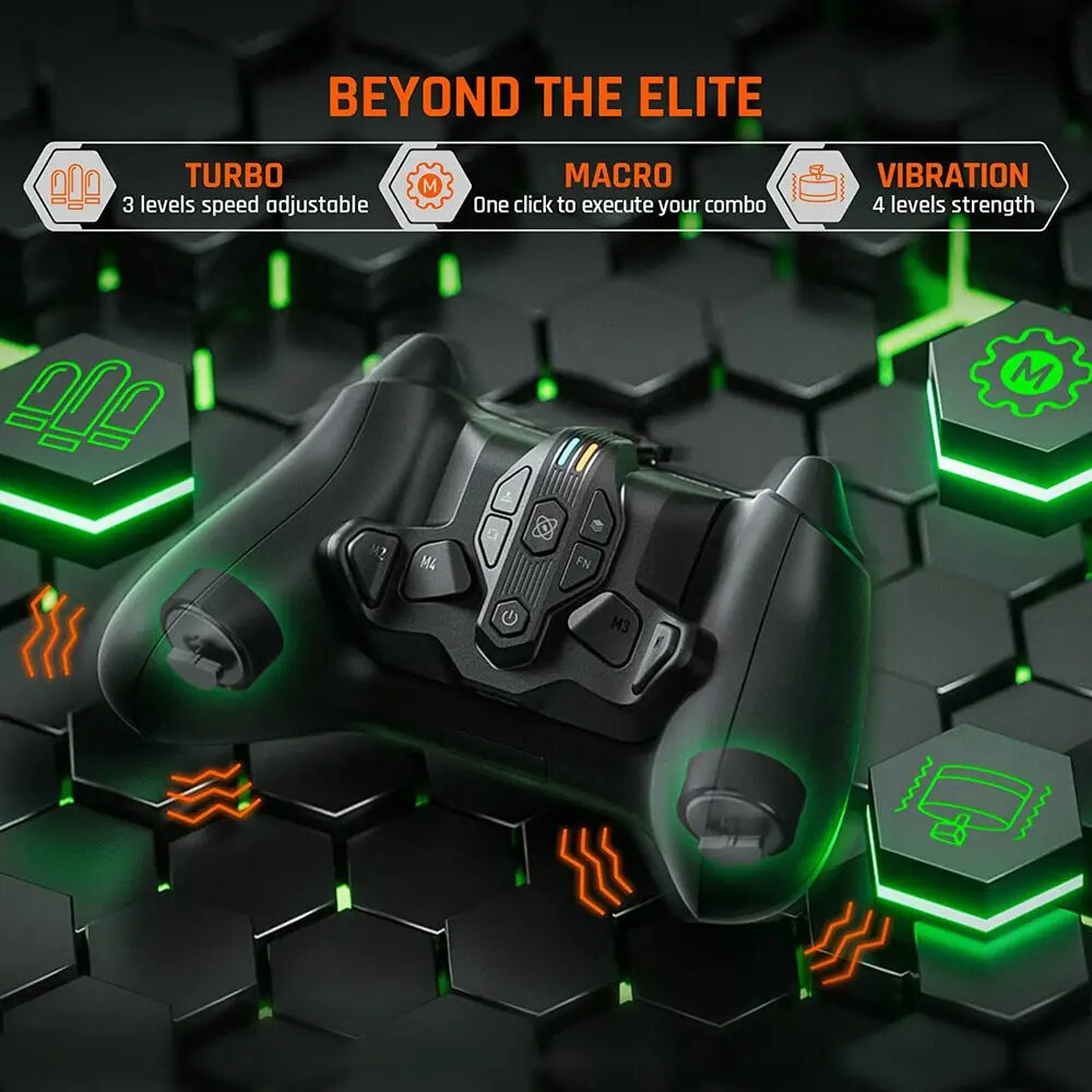 BIGBIG WON ARMOR-X Pro Rear Paddle Adapter For Xbox Series X/S Controller Back Button Attachment Extension Keys For NS Switch. 
