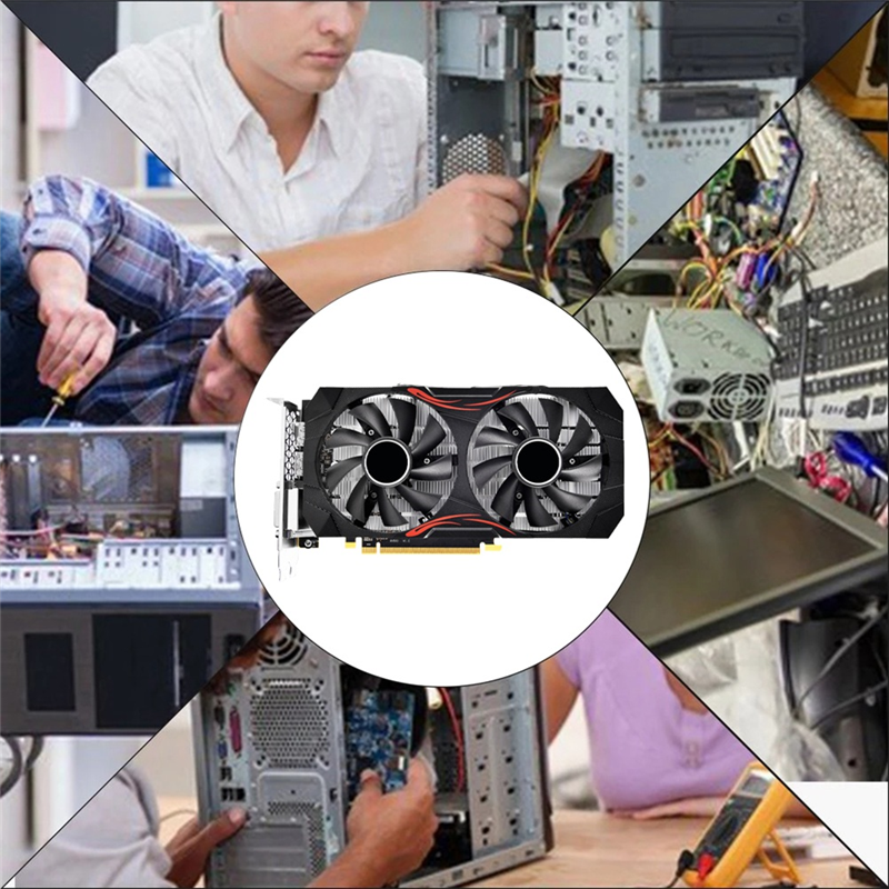 RX580 8GB DDR5 256BIT 2048SP Graphics Card 8Pin Dual Fan for AMD Mining Game Graphics Card. 