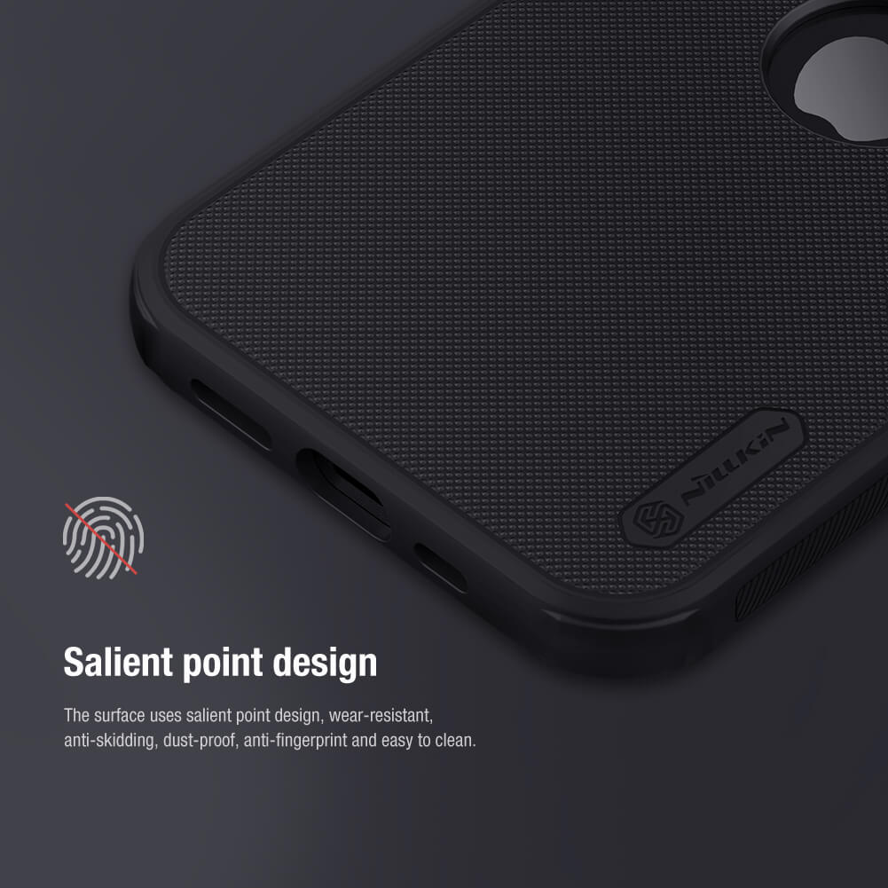Nillkin ( Apple iPhone 13 Pro ) Hard PC + TPU Case for Apple iPhone 13 Pro Phone Cases Luxury Frosted PC + TPU Hard Protection Back Cover - Black. 