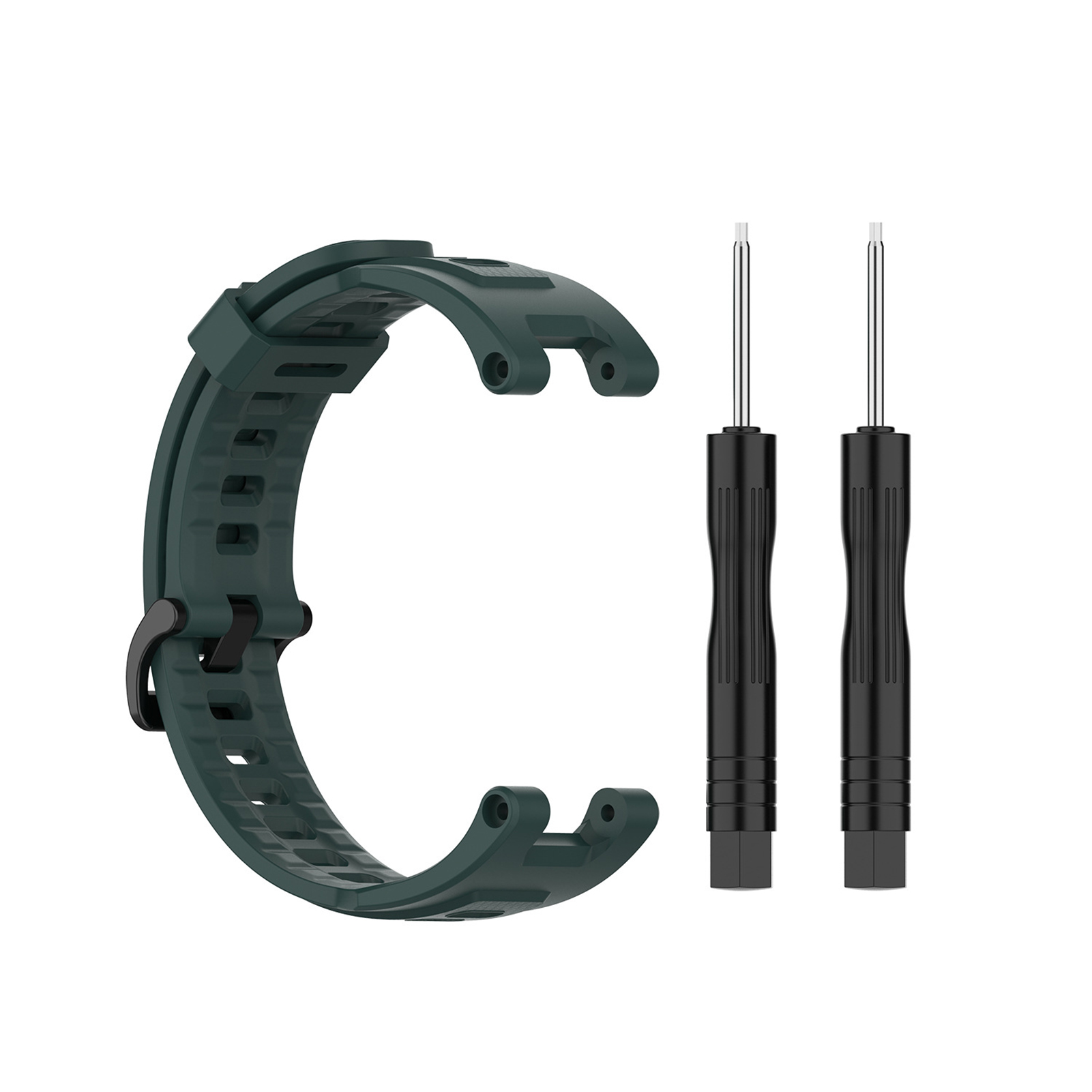 Unisex Silicone Adjustable Smartwatch Strap for Amazfit T-Rex A1918 Pro. 