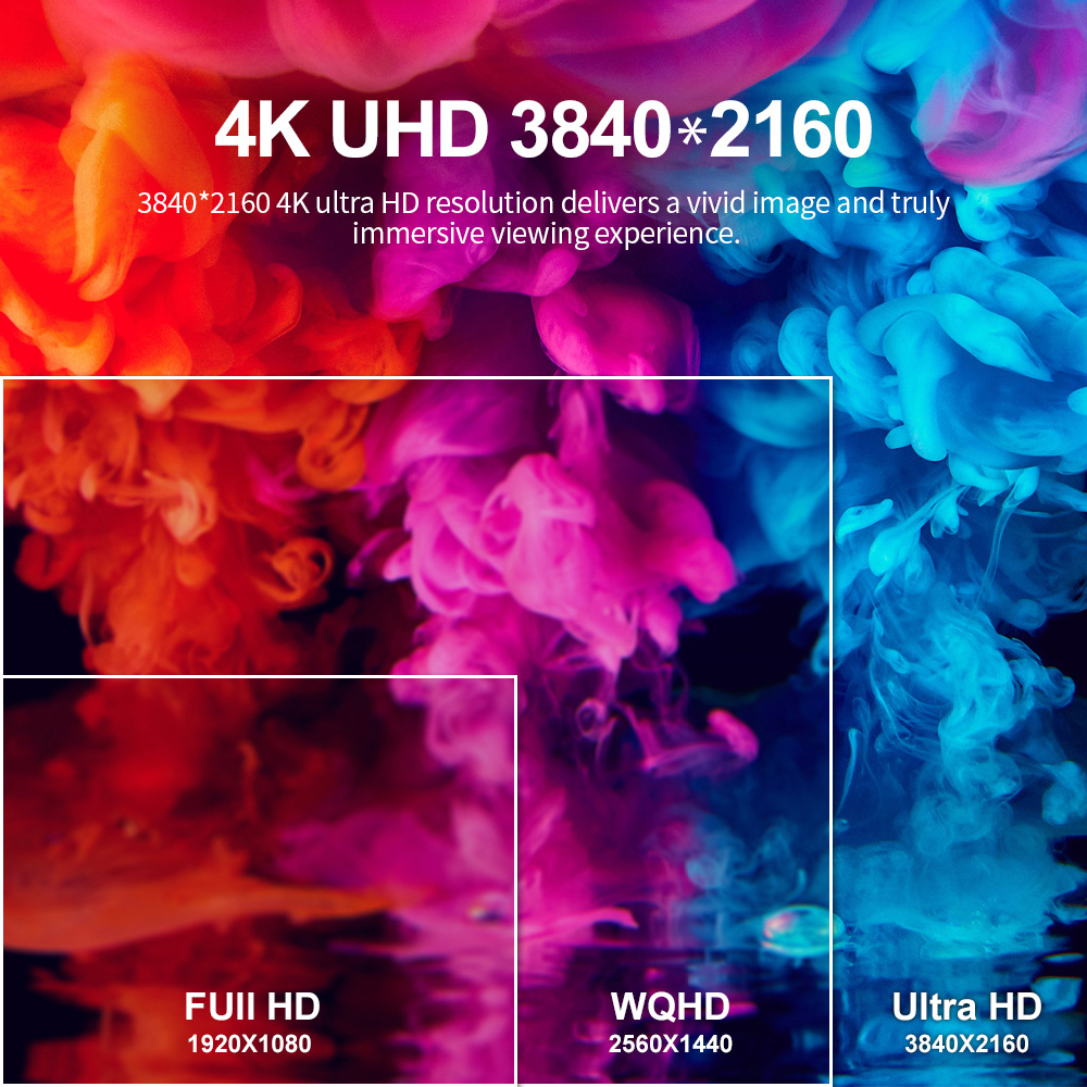 T-bao T15-4K 15.6'' Portable Monitor with 4K Resolution Support Screen Expansion Replacement for Switch/PS4/PC/Laptop US Plug. 