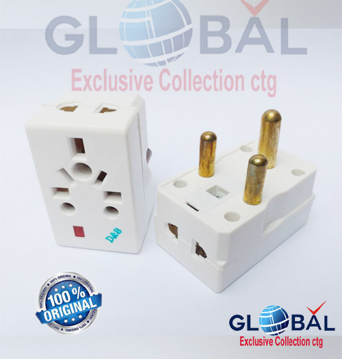 Fused 3 Pin Round Heavy Duty Professional Multi Plug (15Amp) - Ensure Safety And Convenience Fused 3 Pin Round Multi Plug Designed