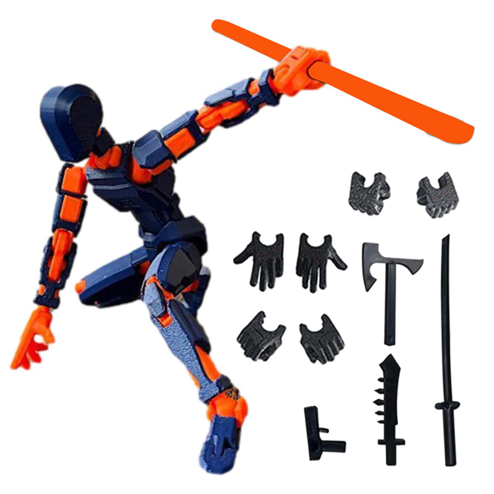 3D Printed Action Figure Dummy 13 Action Figure Parent-Children Game 3D Printed Mannequin 13 Full Body Activity Robot Game Gifts. 
