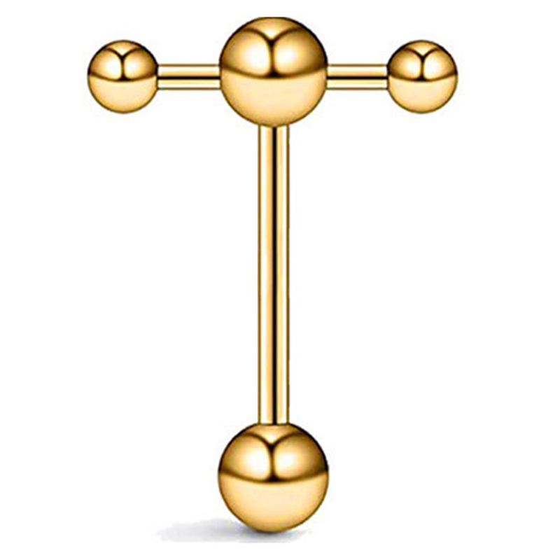 Tongue Rings Removable Ball Tongue Barbell Slave Ring Piercing Barbell Piercing SEVICH. 