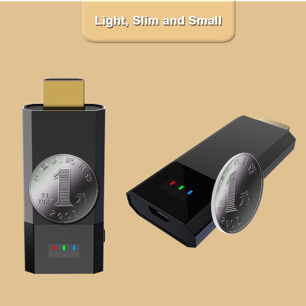 Wireless Display Dongle HDMI-compatible Adapter TV Stick Wifi Miracast Dongle Receiver Support Android Windows IOS. 