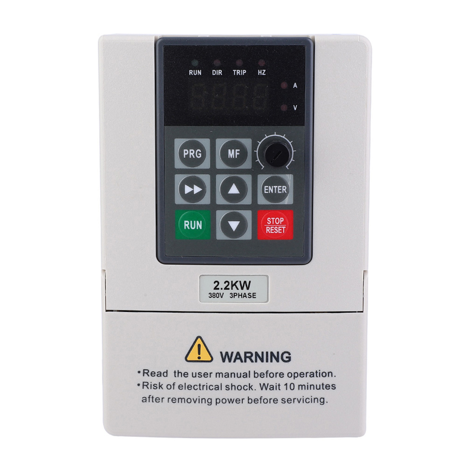 VFD Inverter 380V 2.2KW Variable Frequency Drive for Motor Speed Control 3-Phase Input Output. 