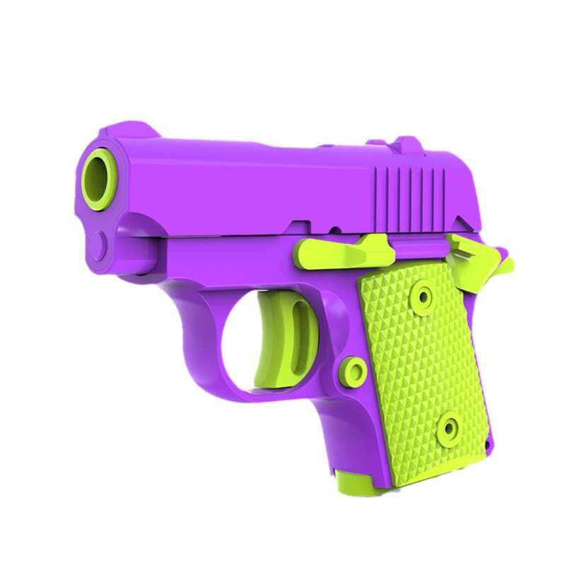 Mini pistol 1911 Baby blowback cannot be fired, decompression toy 3D printing. 