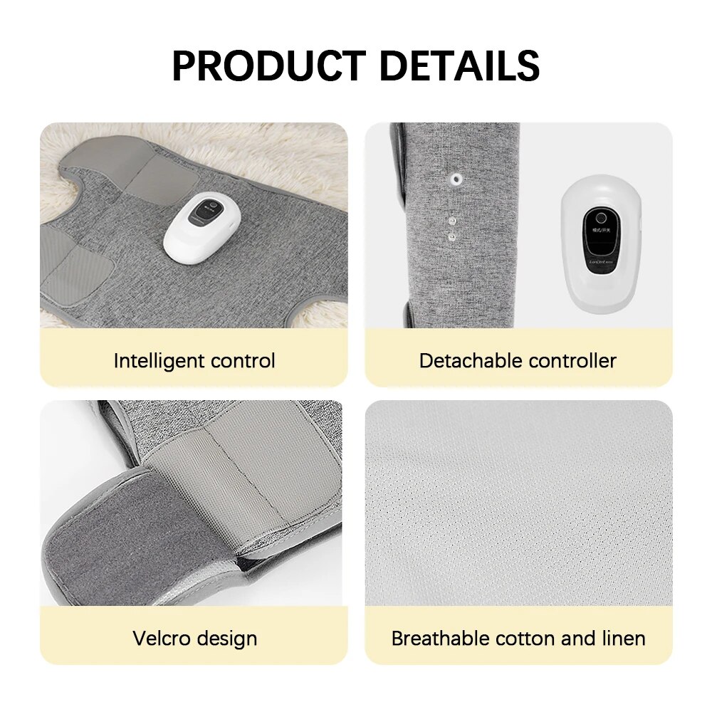 Smart Leg Massage 3 Modes Vibration Leg Air Compression Massager Wireless Electric Air Compress Foot Air Pressure Massage. 