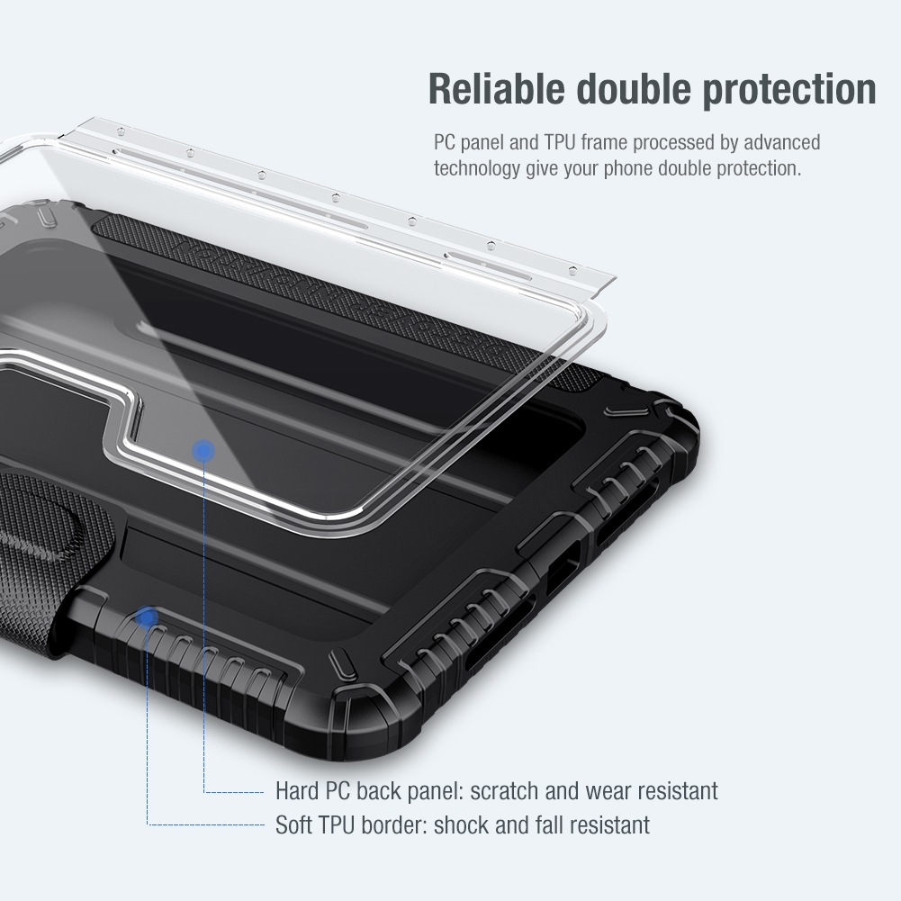 For iPad mini 6 NILLKIN Bumper Pro Horizontal Flip Case with Pen Slot & Holder & Sleep / Wake-up Function. 