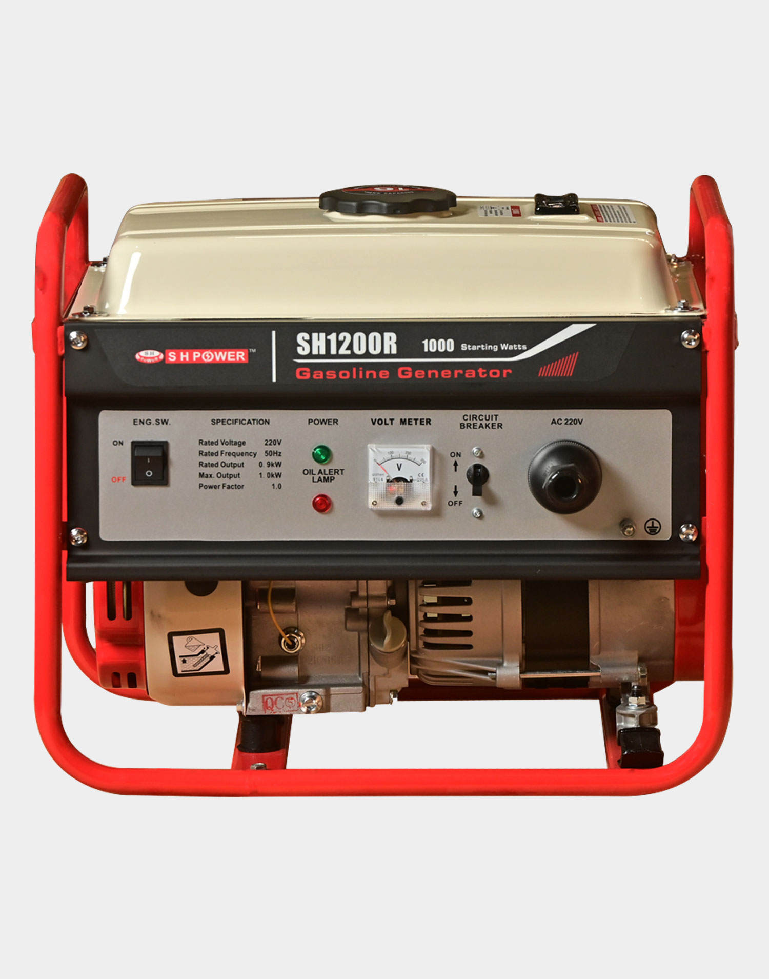 SH POWER 1KW Petrol Generator SH1200R | Mini Generator | Gasoline Generator | Portable Small Generator for Home. 