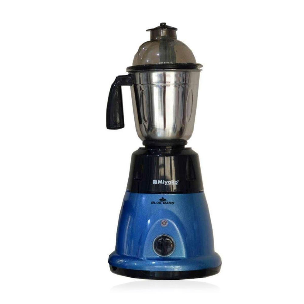 Miyako Blue Birds Multi-Purpose Mixer Grinder Blender Machine - Versatile Kitchen Appliance with Warranty - Perfect for Cooking Enthusiasts. 