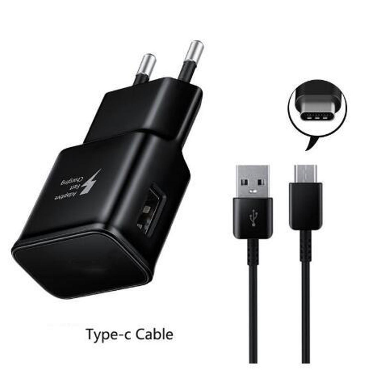 Fast Charger with Type-C Cable For Samsung Galaxy S8, S8 Plus, S9, S9 Plus, S10, S10 Plus