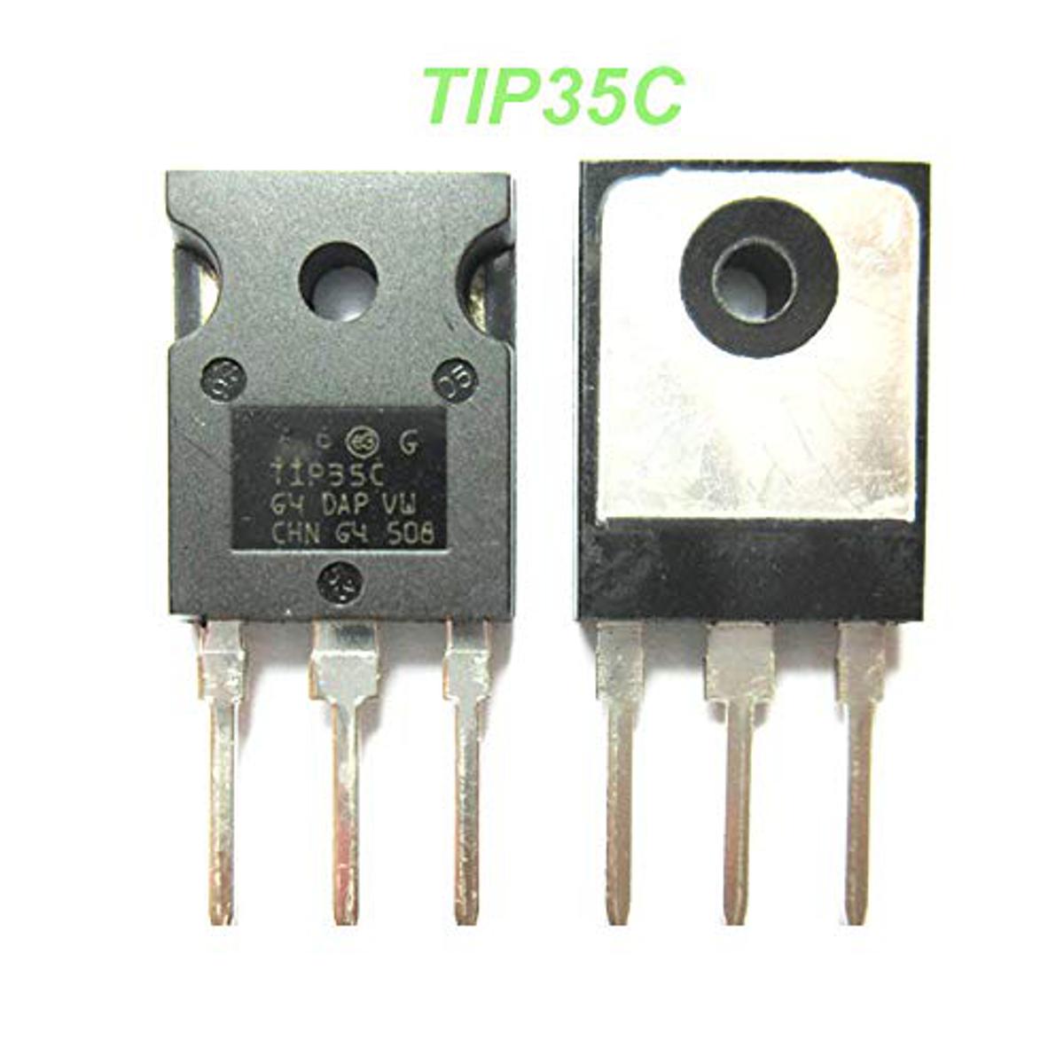 TIP35C Transistor TIP35 Transistor TIP35 IC TIP35C MOSFET Transistor NPN 100V 25A 125W TO-247 3Pin Leads 
