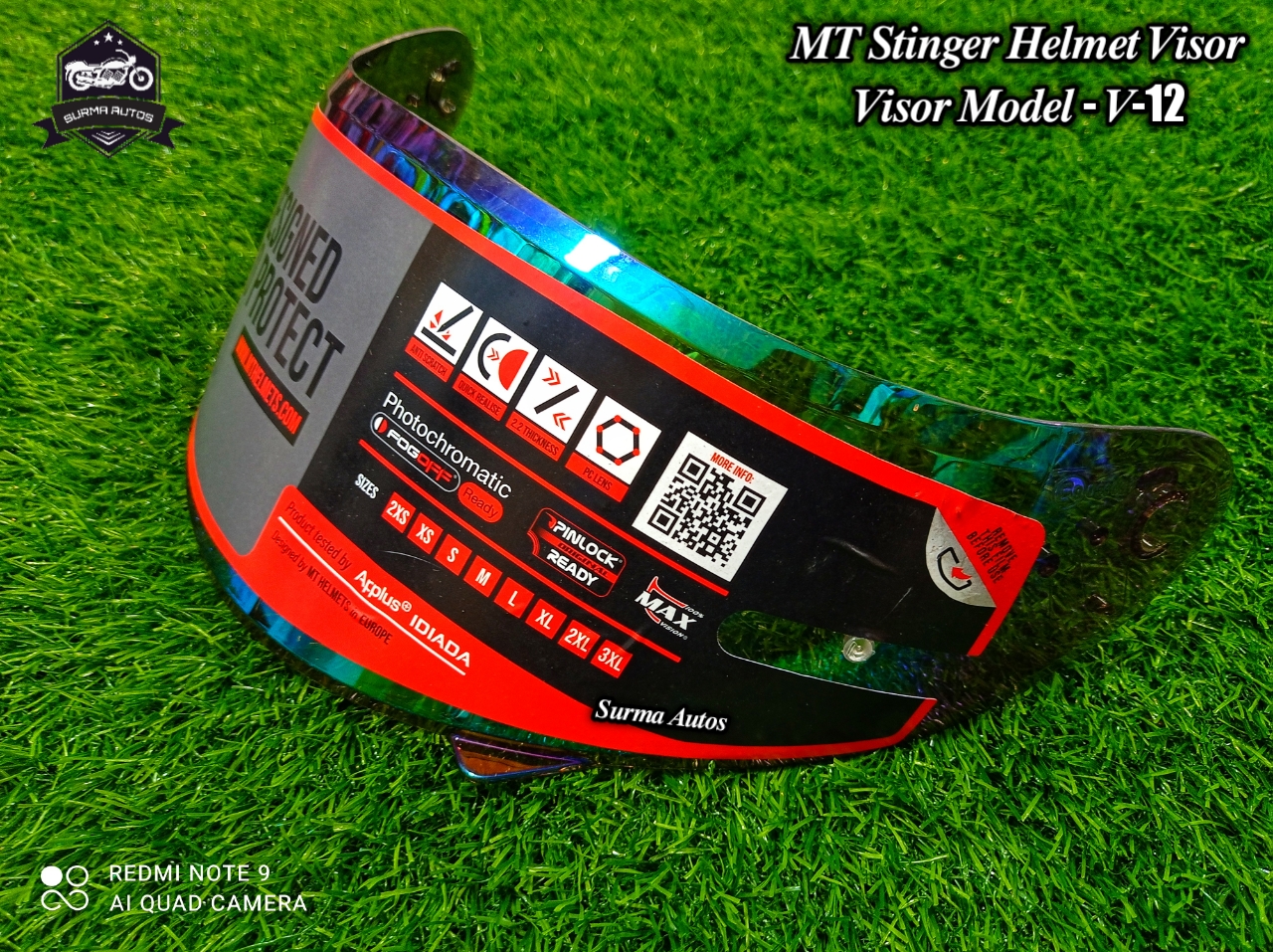 MT Stinger Helmet Visor (Model-MT-V-12). 